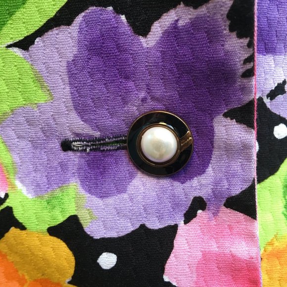 Bright Floral Sleeveless Luxury Dress Teri Jon 6 - Picture 5 of 14